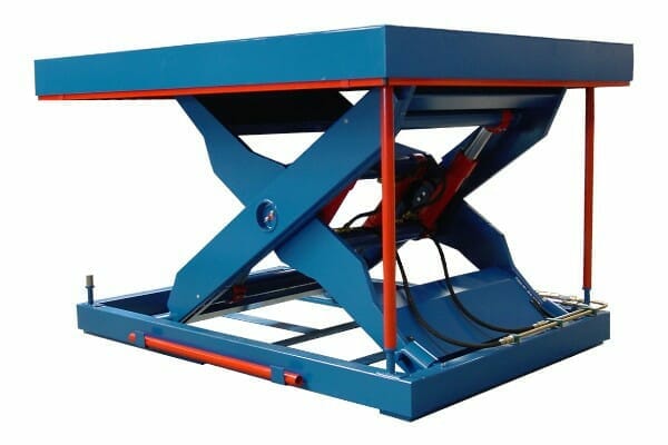 Scissor lift table illustration Scissor lift table illustration