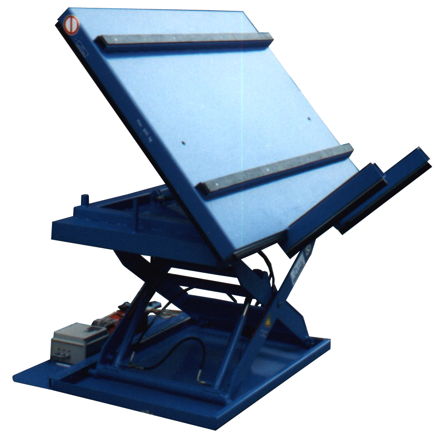 Figure Hydraulic hub tipping table