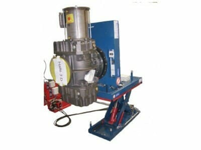 Figure Hydraulic stroke tilting table with machine