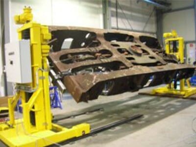 Bogie lifting system