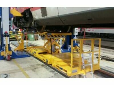 Mobile RSW with lifting buck support and coupled work platforms