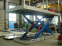 Figure Underfloor Lifting Table