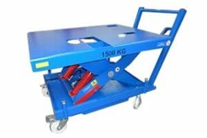 Scissor lift truck