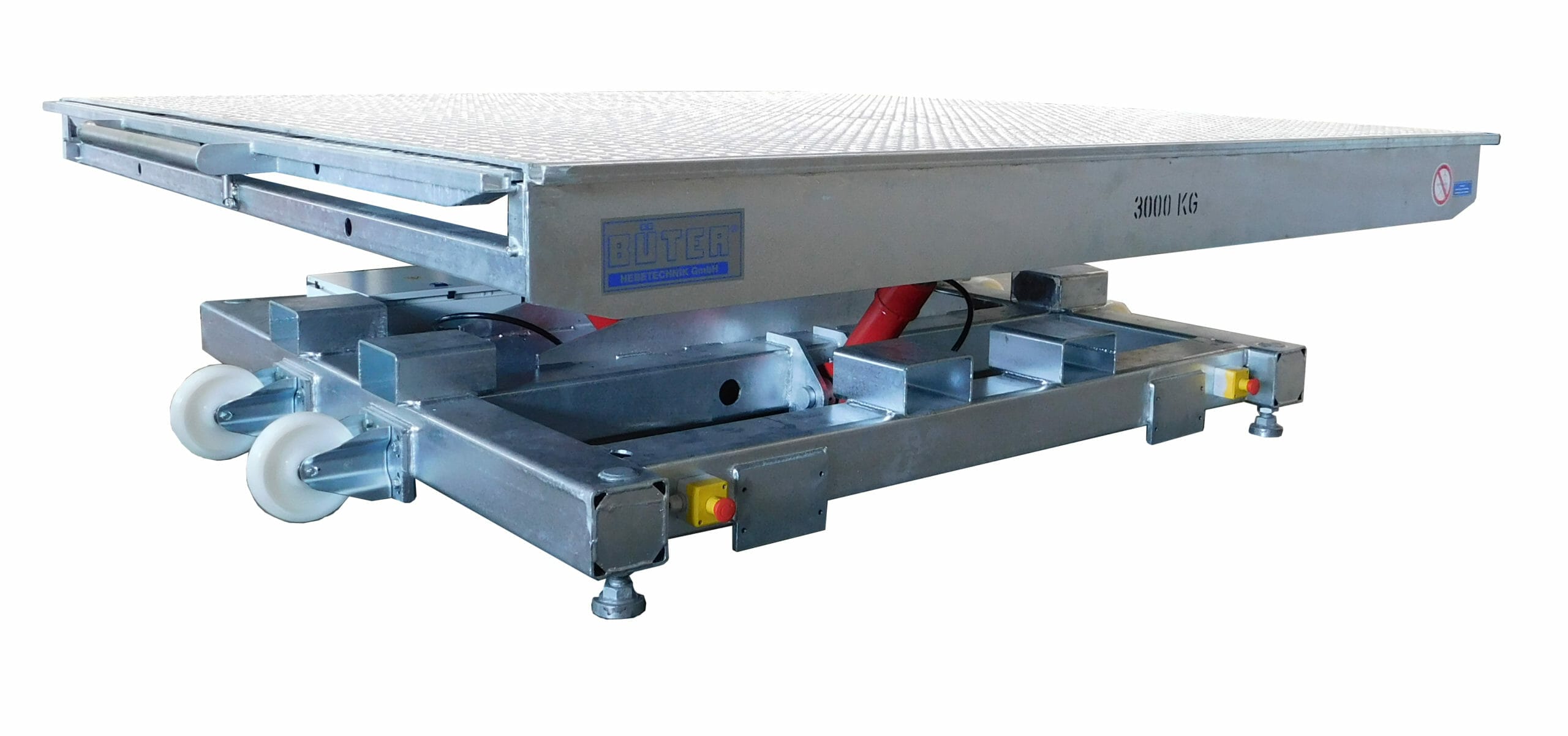 Figure Hydraulic tilting tables retracted