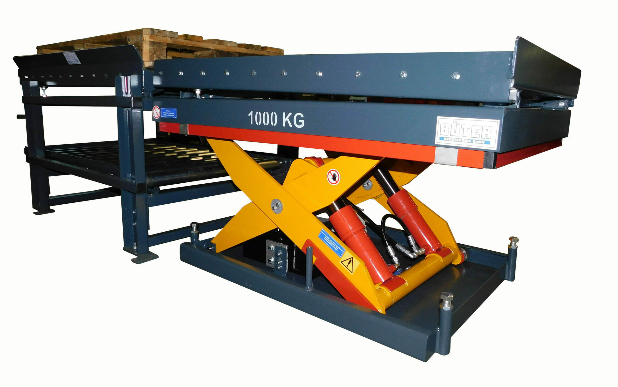 Photo Lifting table with conveyor technology