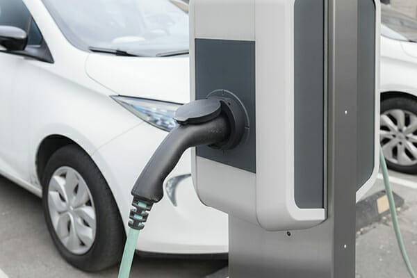 E-charging column for free use for our visitors