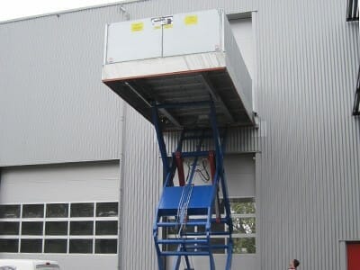 Figuur Cargo lift verlengd