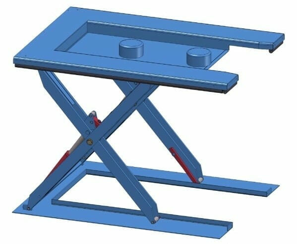 flachhubtisch standard