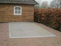 Photo Car lifters with flooring