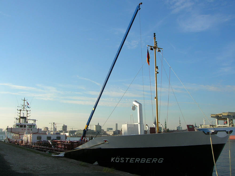 Krane für Binnenschiffe