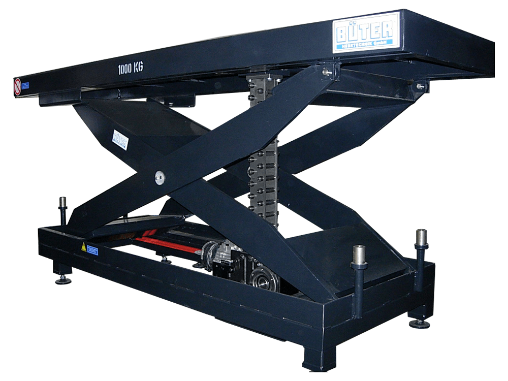 Mechanisch angetriebener Hubtisch