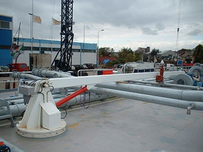 Krane für Binnenschiffe