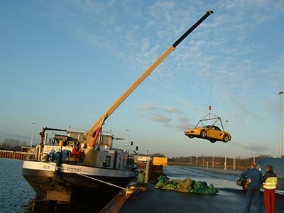 Krane für Binnenschiffe