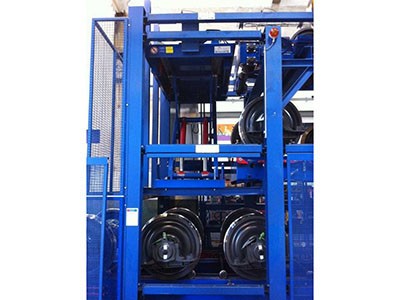 Radsatzhandlings-Anlage