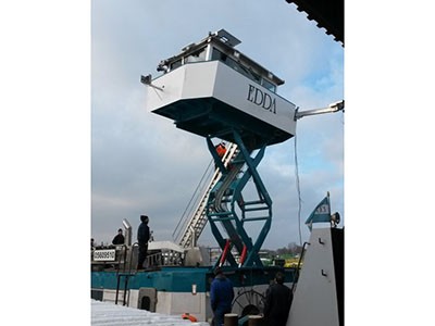 Scheren-Steuerhausheber