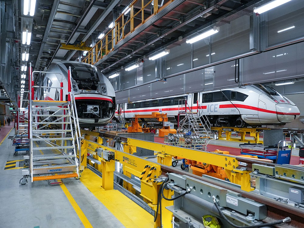 Instandhaltung für ICE-4-Züge in Rekordzeit